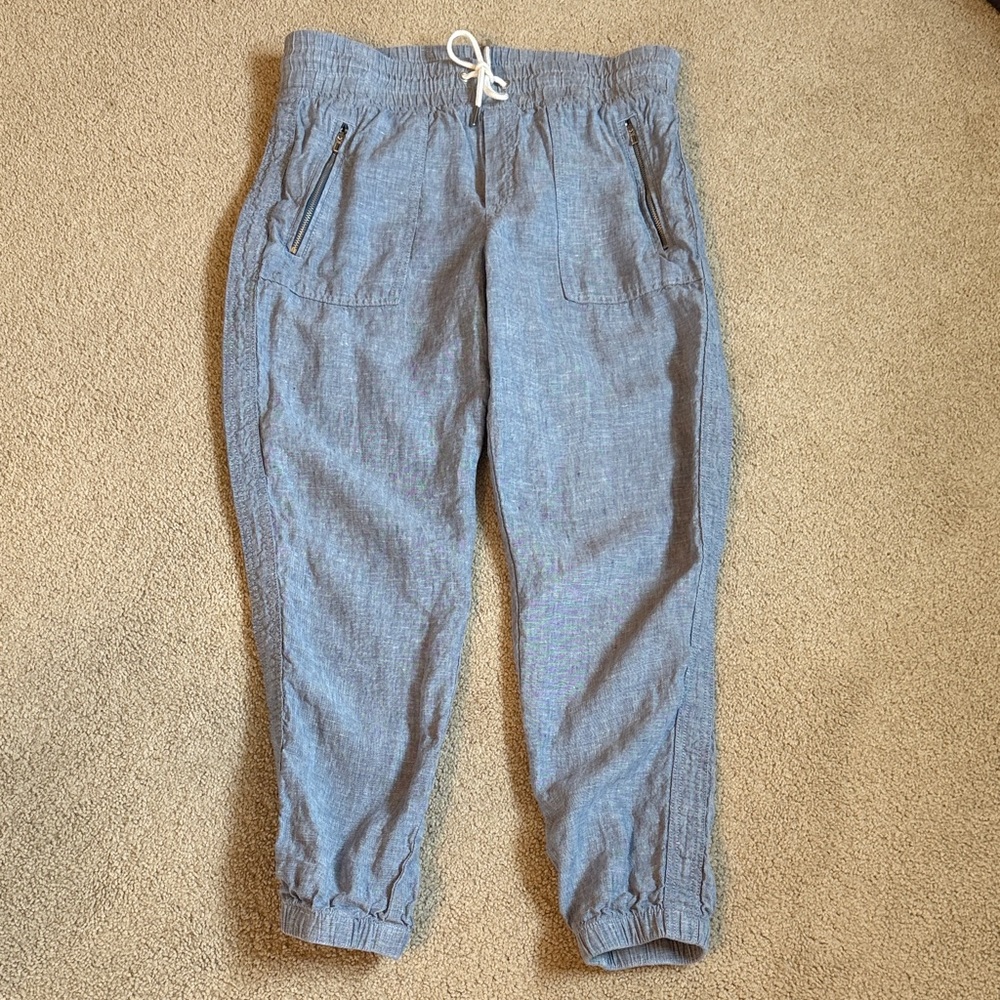 Athleta Cabo Linen Joggers